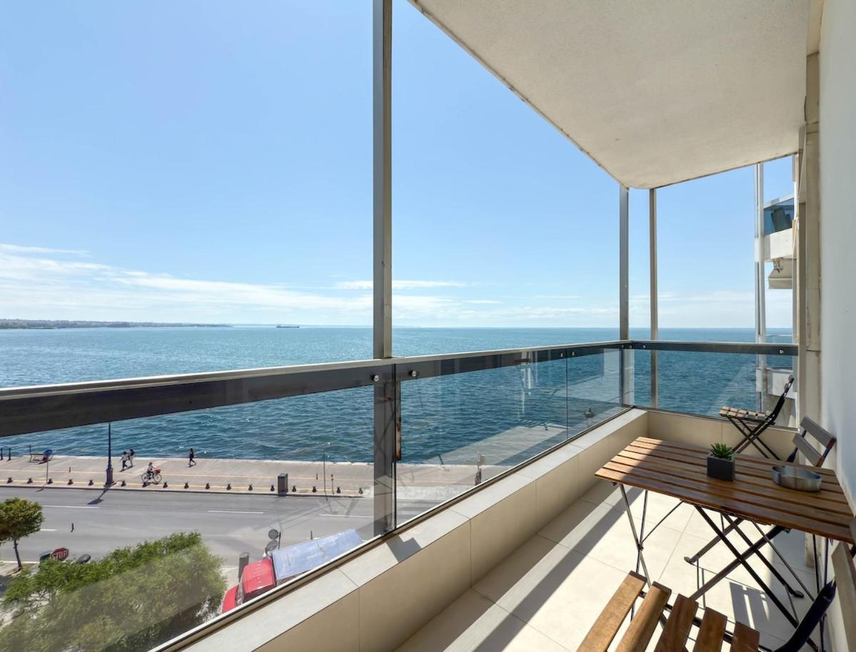 Luxury Sea View Retreat Apartment Tesalonika Bagian luar foto