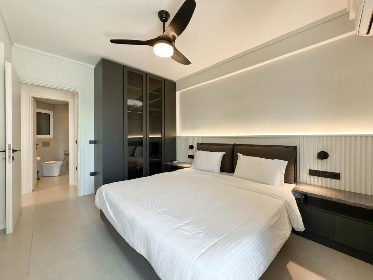 Luxury Sea View Retreat Apartment Tesalonika Bagian luar foto
